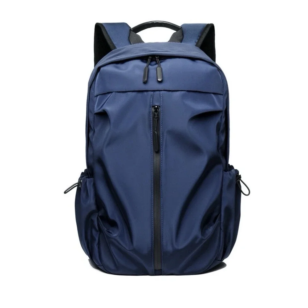 Business Laptop Bag Travel School Backpack Book Bag With Usb Navy Blue NWT